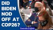 Joe Biden dozed off during opening speeches at COP26? Video goes viral | Oneindia News