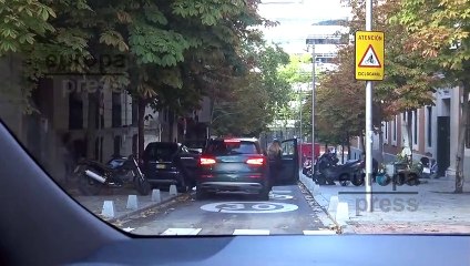 José Campanario con su hija Julia y su novio Álex Balboa