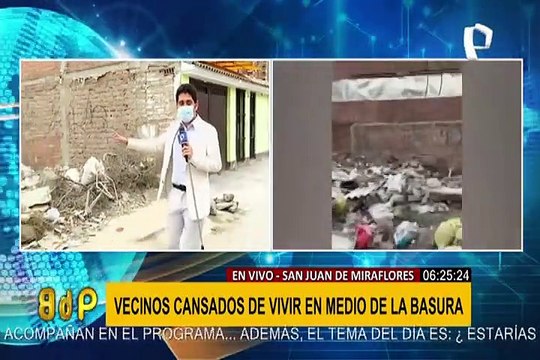 SJM: Vecinos mortificados por gran cantidad de basura y desperdicios en vivienda