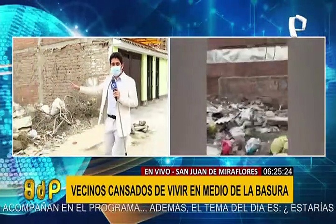 SJM: Vecinos mortificados por gran cantidad de basura y desperdicios en vivienda