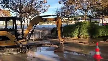 Martigues: les premières images de la coupure d’eau