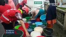 PMI Dan PDAM Distribusikan Air Bersih Ke Warga