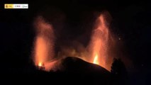 La Palma'da yanardağdan lav akışı devam ediyor