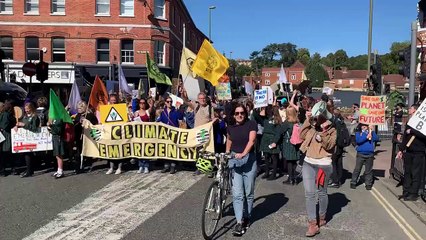 Global Climate Strike march brings Farnham to a standstill