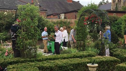 BBC Breakfast film in Farnham's Victoria Garden