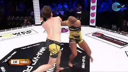 El combate que avergüenza al mundo del MMA entre un hombre y una mujer