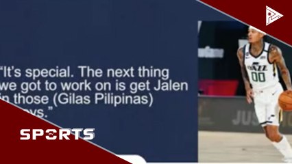 Download Video: Jordan Clarkson, nais makita si Jalen Green sa Gilas #PTVSports