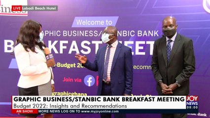 Graphic Business/ Stanbic Bank Breaking meeting - AM Show on Joy News  (2-11-21)