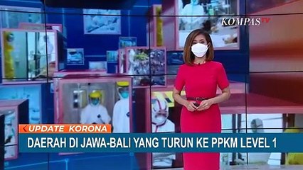 Tiga Daerah di Pulau Jawa Turun ke PPKM Level 1, Ini Daftarnya