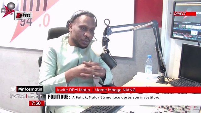 Mame Mbaye Niang invité dans RFM matin du 02 Novembre 2021