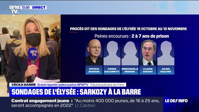 Procès des sondages à l'Élysée: Nicolas Sarkozy attendu à la barre