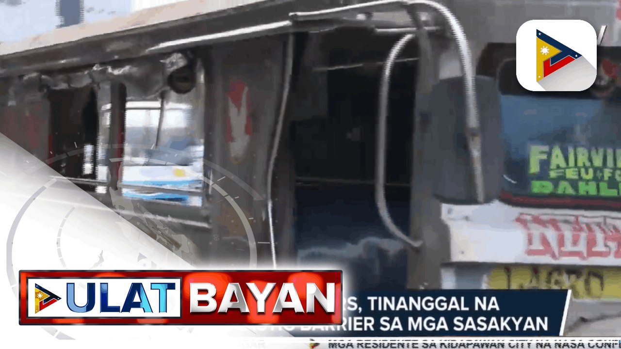 Ilang PUV drivers, tinanggal na ang mga plastic barrier sa mga sasakyan; 70% capacity sa mga pampublikong transportasyon sa ilang lugar, ipatutupad sa Nov. 4