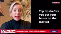 Top tips before you put your house on the market with Rebecca Kerry from Rebel Interior Design