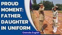 ITBP shares father-daughter picture in uniform, internet says 'proud moment' | Oneindia News