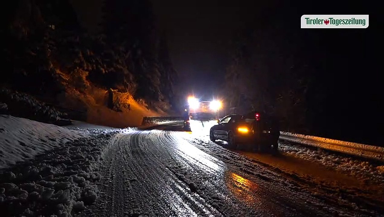 Schnee führte zu Sperren auf der Brennerautobahn
