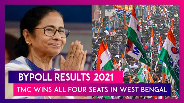 Bypoll Results 2021: TMC Wins All Four Seats In West Bengal; Mamata Banerjee Congratulates Winners