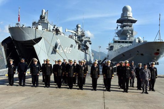 'DOĞU AKDENİZ-2021' TATBİKATI 11 ÜLKE GÖZLEMCİSİNE BRİFİNG İLE BAŞLADI