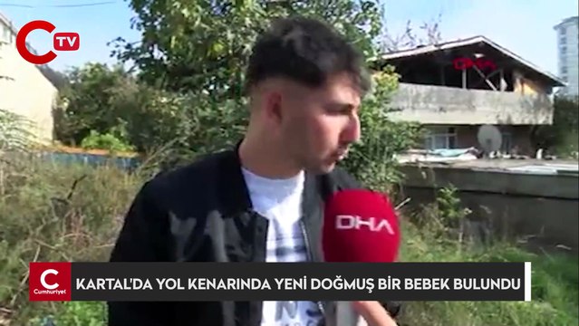 Kartal'da yol kenarında yeni doğmuş bebek bulundu