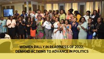 Women leaders rally in readiness for 2022, demand actions to advance in politics