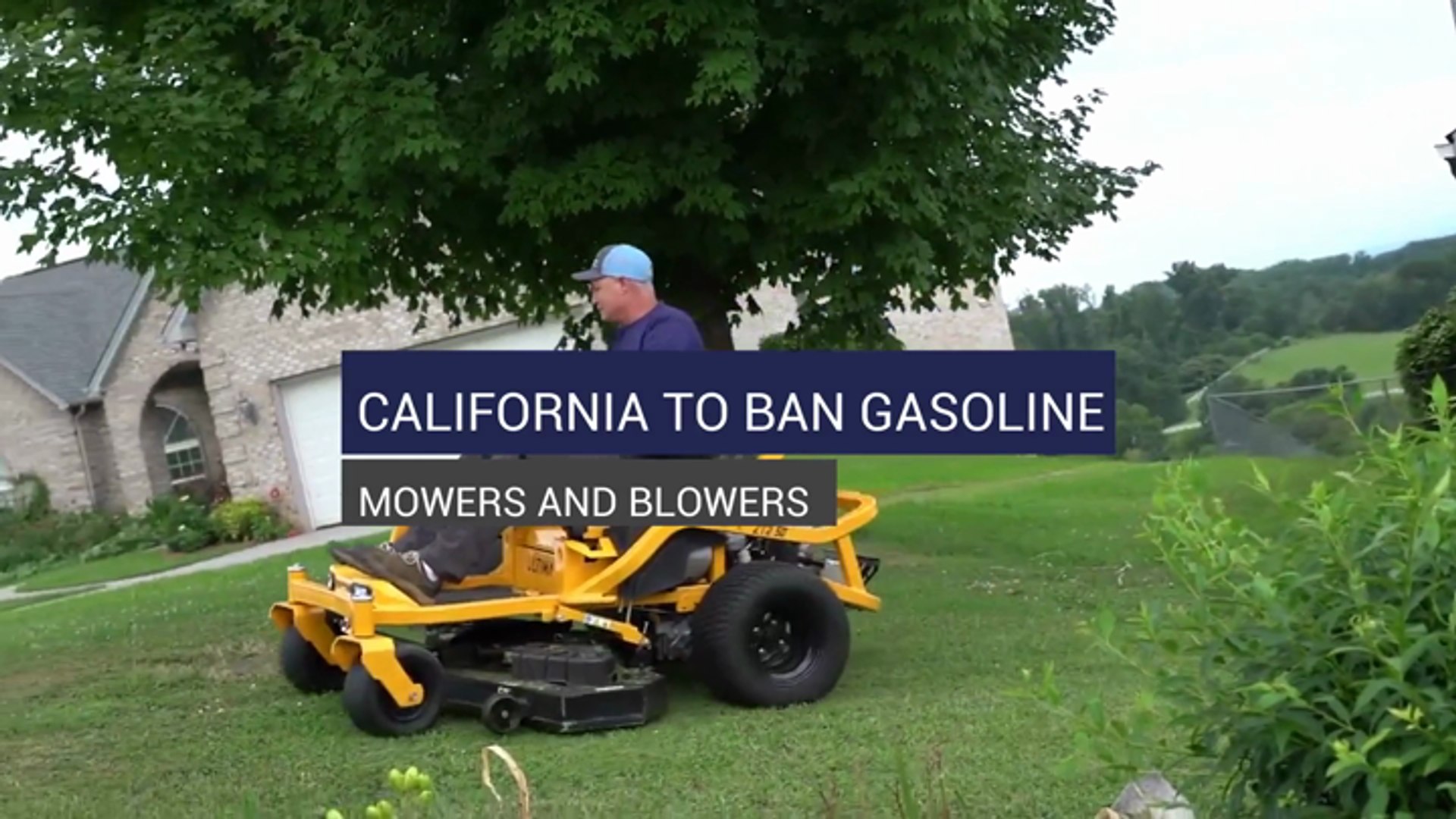 California to Ban Gasoline Mowers and Blowers - video Dailymotion