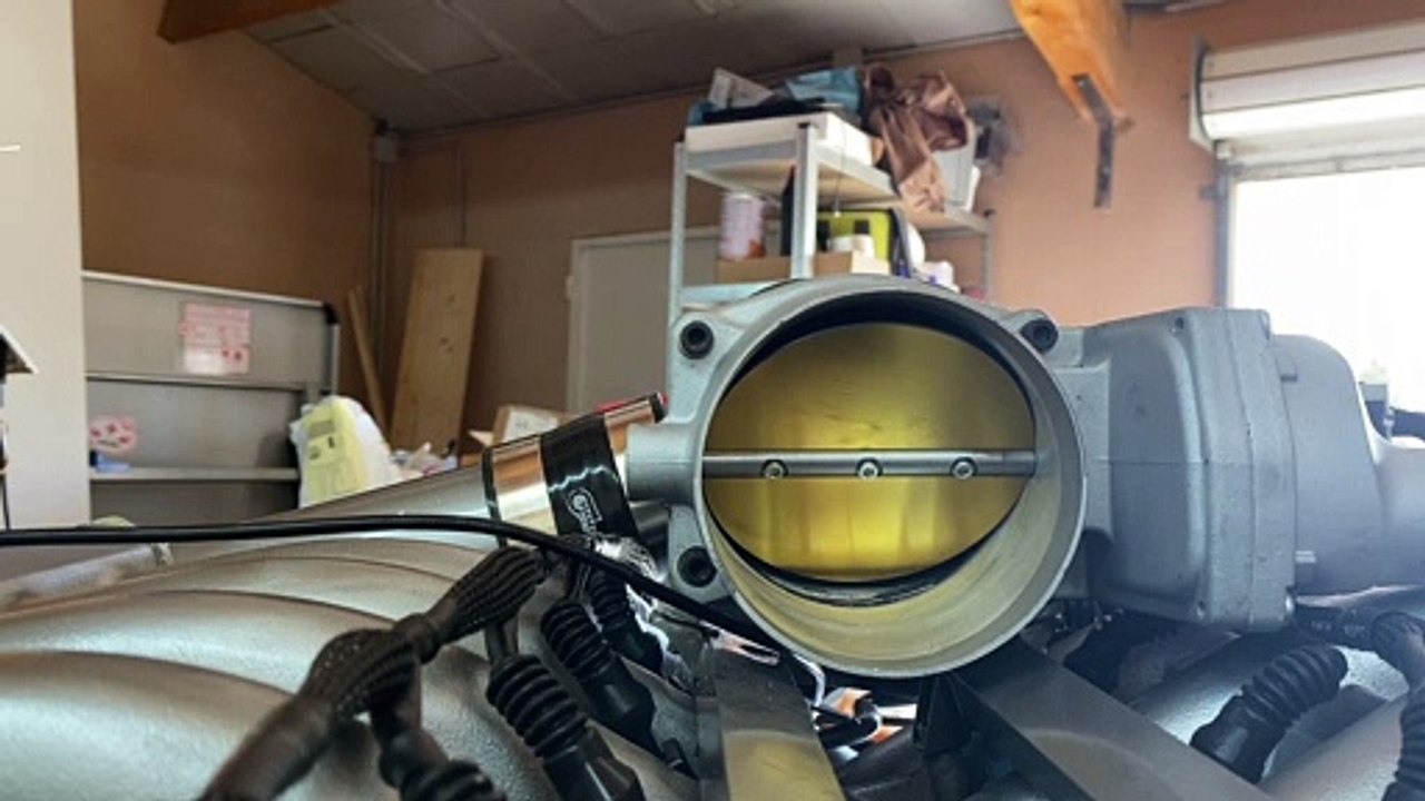 V12 single E-throttle - stupid! lol
