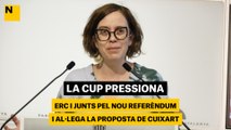 La CUP pressiona ERC i Junts pel nou referèndum i al·lega la proposta de Cuixart