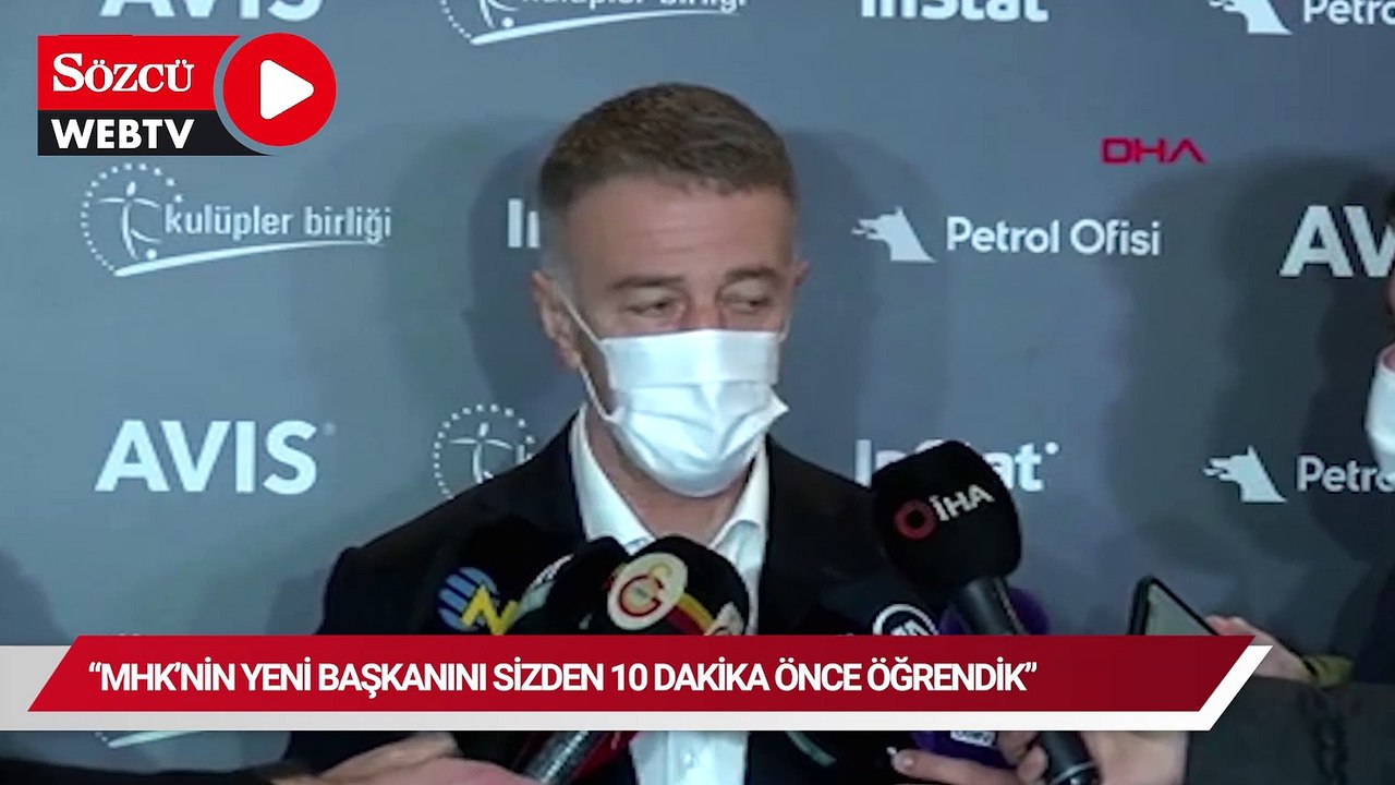 Ahmet Ağaoğlu: MHK'nın yeni başkanını sizden 10 dakika önce öğrendik