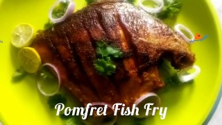 Delicious Crispy Pomfret Fry #pomfretfry#fishfry