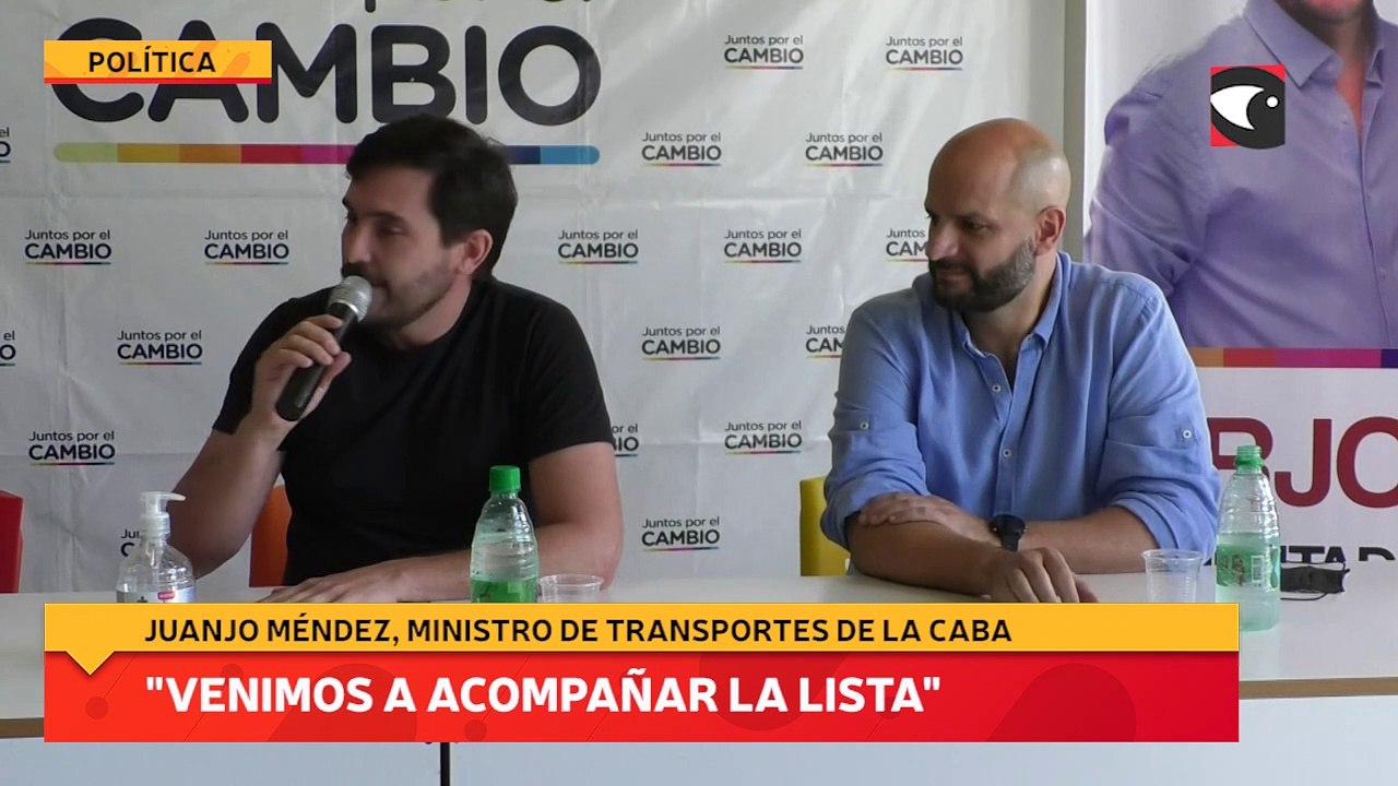 "Venimos a acompañar la lista"