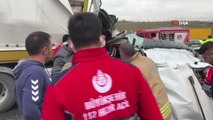 Son dakika haberleri: Kuzey Marmara Otoyolu'nda tır kazası
