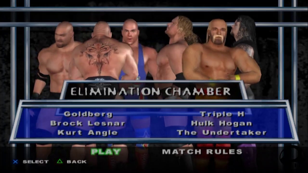 Here Comes the Pain Goldberg vs Brock Lesnar vs Kurt Angle vs HHH vs Hulk Hogan vs The Undertaker