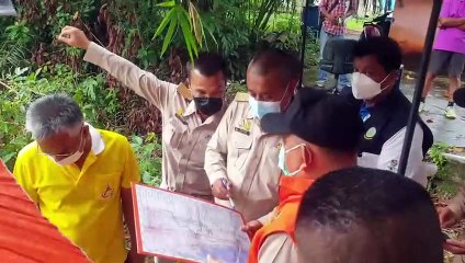 ผู้ว่า ฯเมืองคอนนำทีมลุยพื้นที่