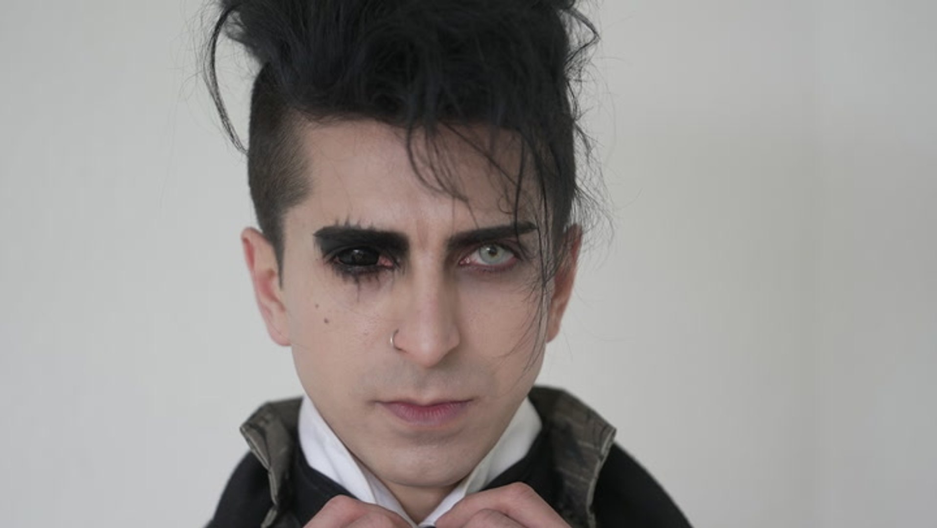 goth men makeup