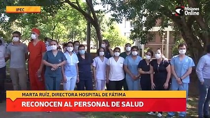 Reconocen al personal de salud