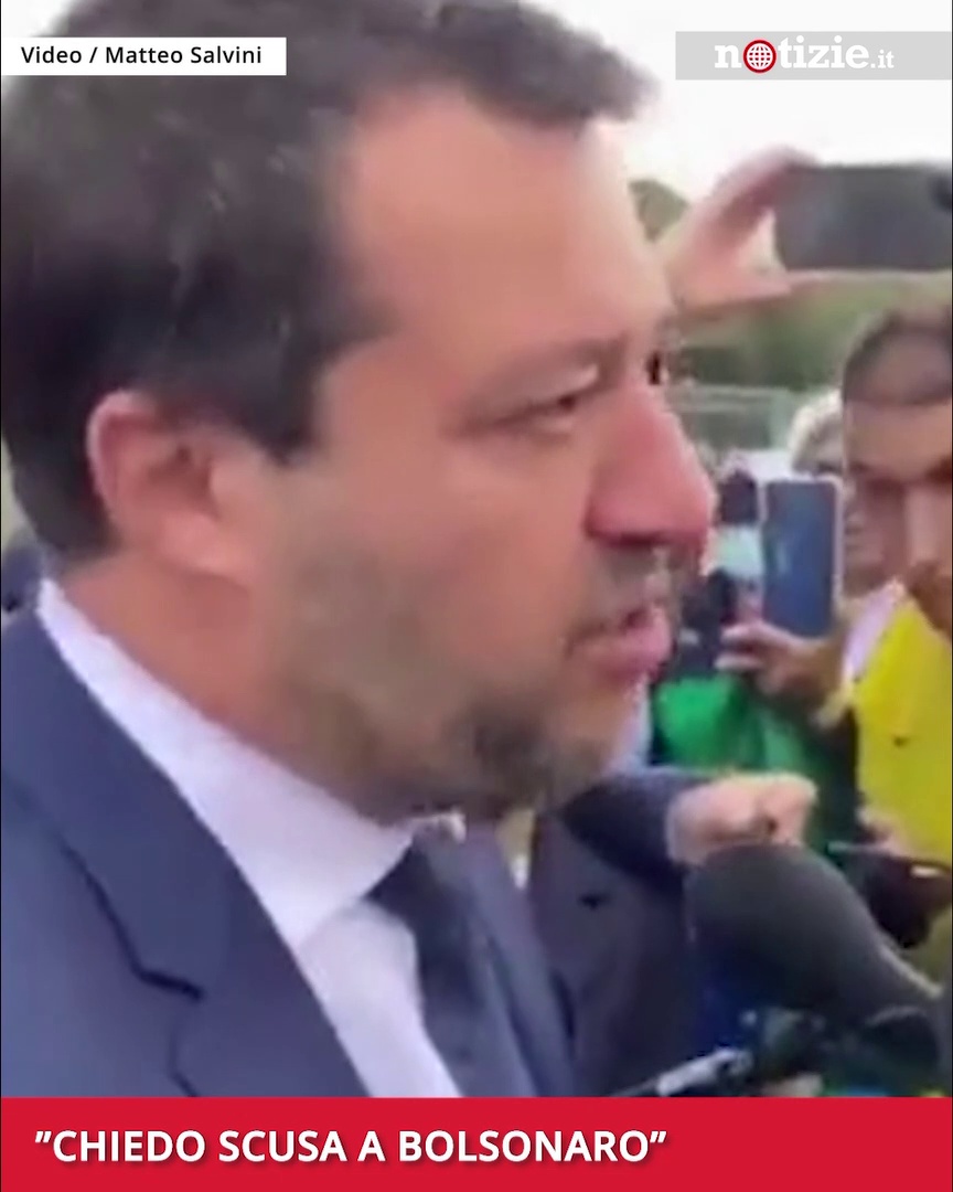 Video Bolsonaro in Italia, Salvini: “Mi scuso con i brasiliani per le polemiche surreali”