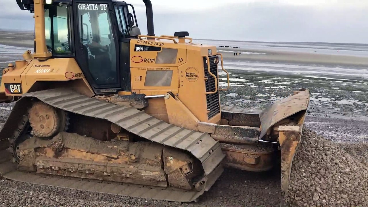 Les travaux de consolidation de la Route Blanche entre le Hourdel et Cayeux-sur-Mer vont durer quatre jours