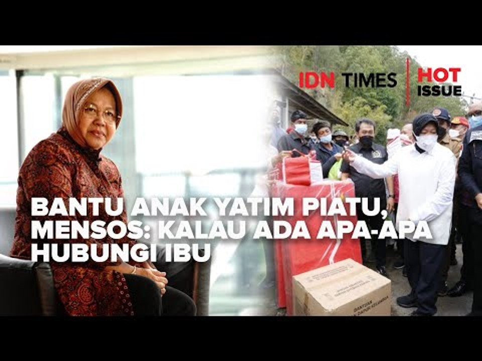 BANTU ANAK YATIM PIATU, MENSOS: KALAU ADA APA-APA HUBUNGI IBU