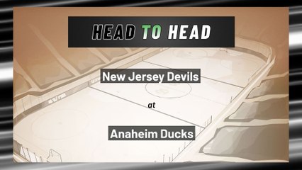Anaheim Ducks vs New Jersey Devils: Moneyline