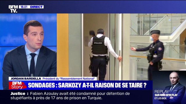 Jordan Bardella à propos de Nicolas Sarkozy: Je trouve le mandat d'amener un peu humiliant pour la fonction présidentielle