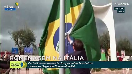 Bolsonaro termina visita a Itália com homenagem a militares