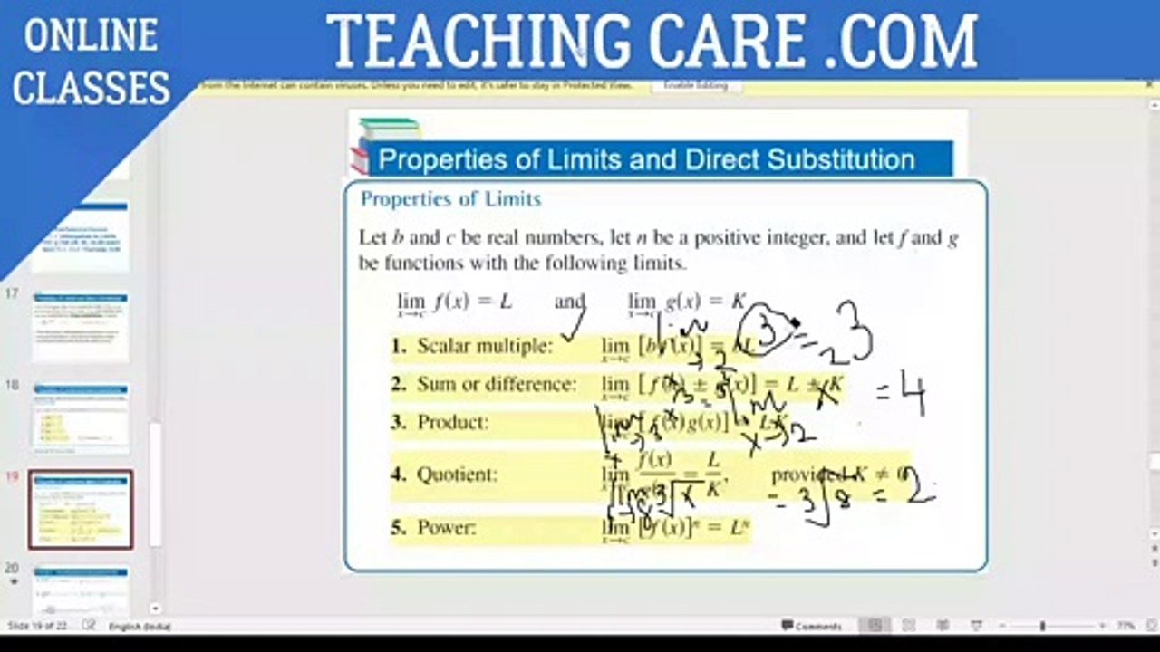 Limits -Conditions where Limits fail