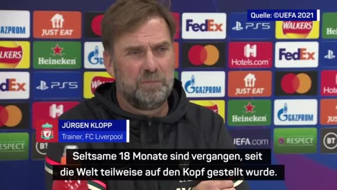 Klopp: “Seltsame 18 Monate sind vergangen”