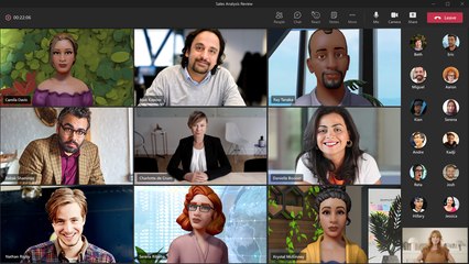 Microsoft Enters Metaverse Race With 3D Avatars and Mesh for Teams