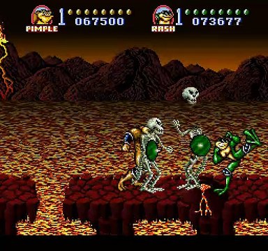 Battletoads in Battlemaniacs online multiplayer - snes