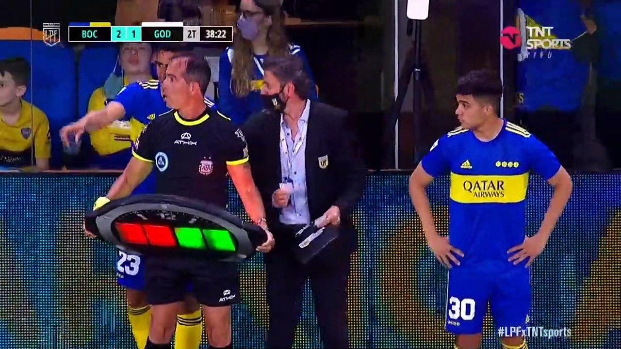 Torneo Liga Profesional de Futbol 2021: Boca 2 - 1 Godoy Club (2do Tiempo)
