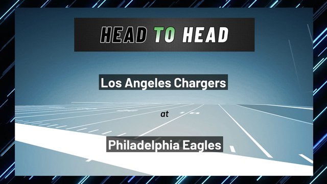 Los Angeles Chargers at Philadelphia Eagles: Moneyline