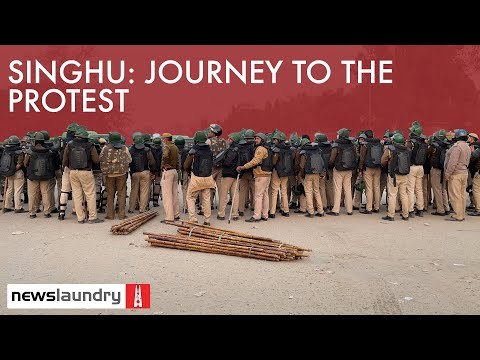 Journey to the Farmers Protest after increased barricading by police