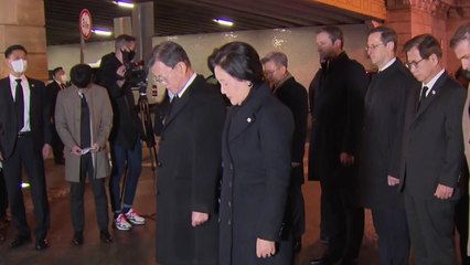 文, 다뉴브 강 유람선 사고 희생자 추모 공간 방문 / YTN