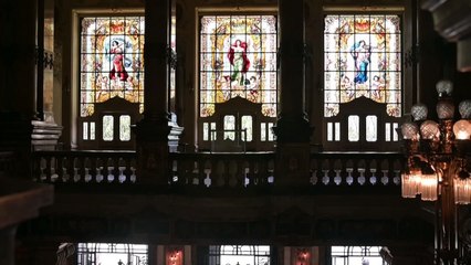 Nelson Freire velado no Theatro Municipal