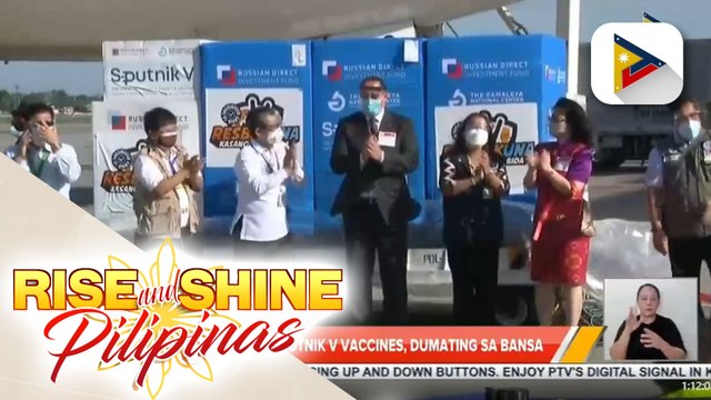 2.7-M doses ng Sputnik V vaccines, dumating sa bansa; Dr. Herbosa: Pamahalaan, handa na sa pagsisimula ng pagbabakuna sa mga edad 12-17 na walang comorbidity